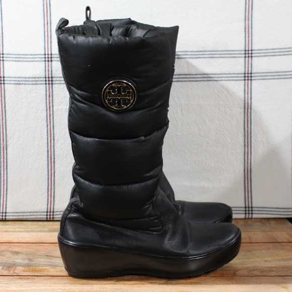 tory burch puffer boots